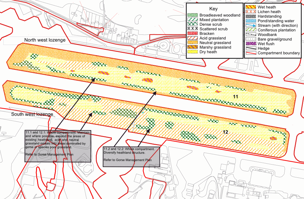 Compartments 11,12 map