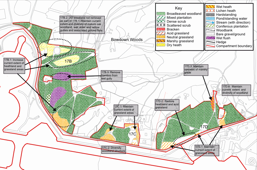 Compartment 17bcd map