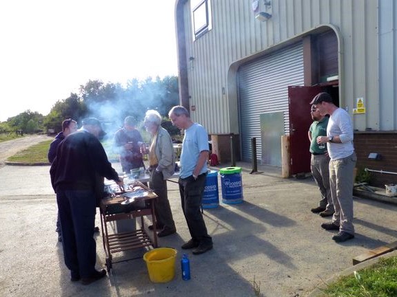 BBQ outside Estovers