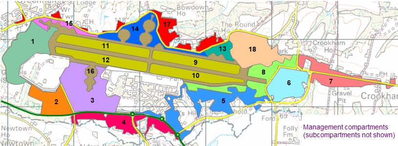 Compartments map